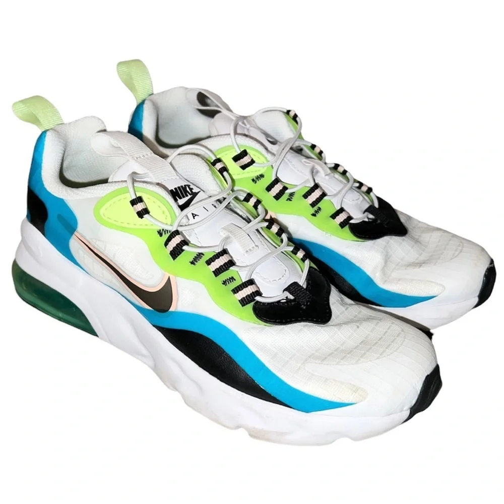 Nike Air Max React SE PS Shoes Kids Size 2.5Y White